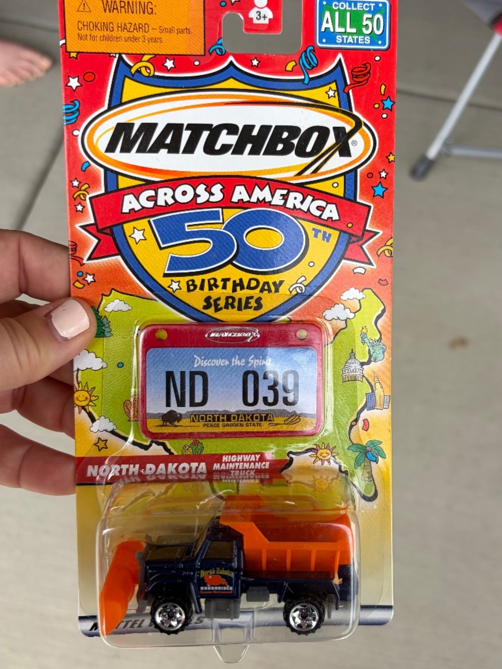Matchbox Across America 50th Birthday Series North Dakota Highway Truck